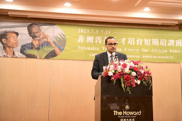 Welcome Remarks from Representative Dr. Mohamed Omar H. Mohamoud from Republic of Somaliland Representative Office in Taiwan