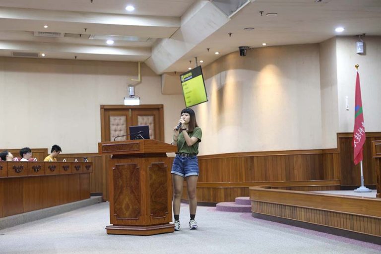 Jung-wen Huang from Department of Animal Science, who applied to go to the Netherlands the Under the Ministry of Education’s Overseas Study Dream Program