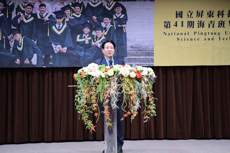 President Dr. -Ing Chin-Lung Chang give a remark