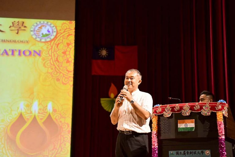 Prof.Liang Dean of International College Prof.Liang give remarks