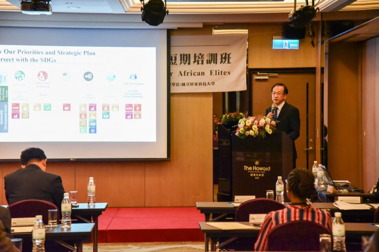 keynote speeches on the topics of "ICDF’s Ongoing Projects in Africa" by Deputy Secretary General Stephen J. H. Lee of Taiwan ICDF